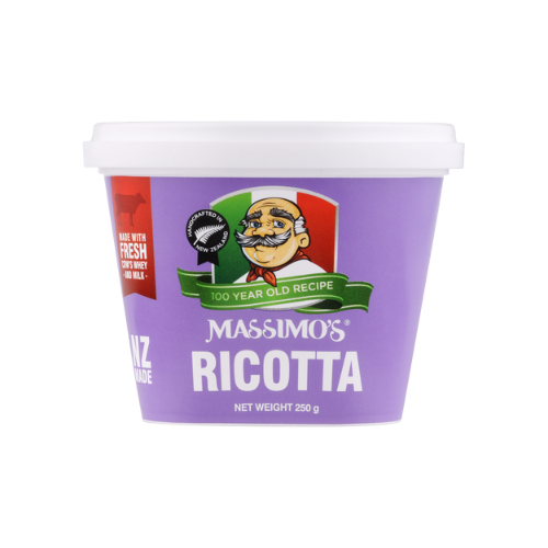 Massimo's Ricotta Cheese 250g- Beautiful selection of fresh cut meat delivered overnight by your favourite online butcher - The Meat Box, We specialise in delivering the best cuts straight to your door across New Zealand. | Meat Delivery | NZ Online Meat