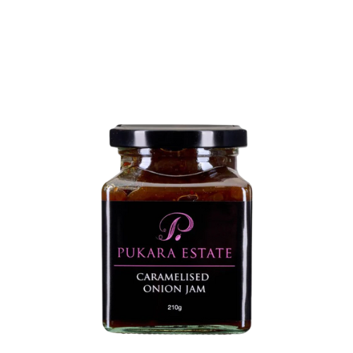 Pukara Estate Caramelised Onion Jam 210g- Beautiful selection of fresh cut meat delivered overnight by your favourite online butcher - The Meat Box, We specialise in delivering the best cuts straight to your door across New Zealand. | Meat Delivery | NZ Online Meat