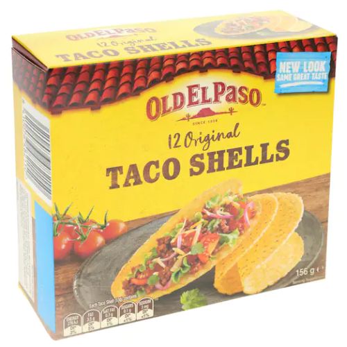 Old El Paso Taco Shells- Beautiful selection of fresh cut meat delivered overnight by your favourite online butcher - The Meat Box, We specialise in delivering the best cuts straight to your door across New Zealand. | Meat Delivery | NZ Online Meat