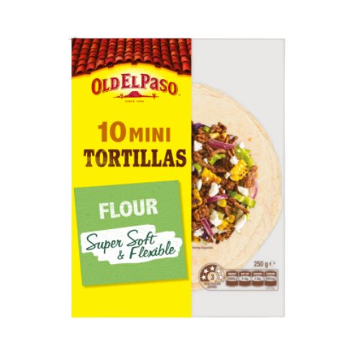 Old El Paso Flour Super Soft & Flexible Mini Tortillas 10pk- Beautiful selection of fresh cut meat delivered overnight by your favourite online butcher - The Meat Box, We specialise in delivering the best cuts straight to your door across New Zealand. | Meat Delivery | NZ Online Meat