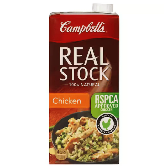 Campbells Chicken Stock 1L- Beautiful selection of fresh cut meat delivered overnight by your favourite online butcher - The Meat Box, We specialise in delivering the best cuts straight to your door across New Zealand. | Meat Delivery | NZ Online Meat