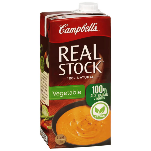 Campbells Vegetable Stock 1L- Beautiful selection of fresh cut meat delivered overnight by your favourite online butcher - The Meat Box, We specialise in delivering the best cuts straight to your door across New Zealand. | Meat Delivery | NZ Online Meat