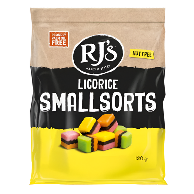 RJ's Licorice Smallsorts 180g- Beautiful selection of fresh cut meat delivered overnight by your favourite online butcher - The Meat Box, We specialise in delivering the best cuts straight to your door across New Zealand. | Meat Delivery | NZ Online Meat