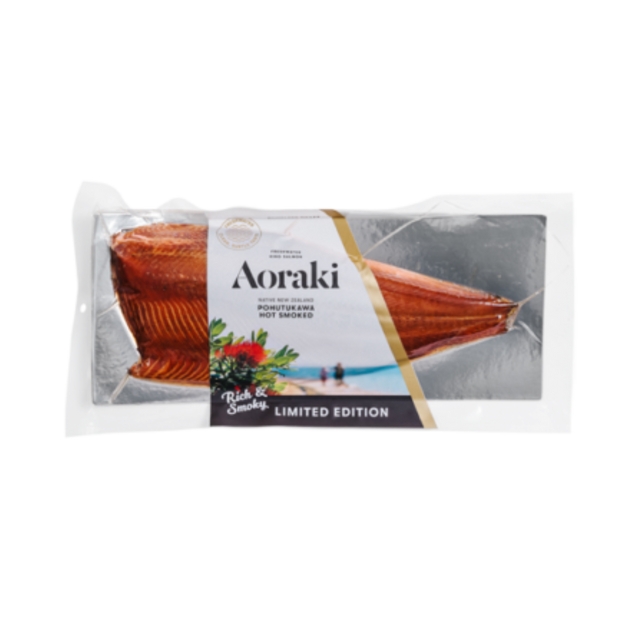 Aoraki Pohutakawa Hot Smoked Salmon - Whole- Beautiful selection of fresh cut meat delivered overnight by your favourite online butcher - The Meat Box, We specialise in delivering the best cuts straight to your door across New Zealand. | Meat Delivery | NZ Online Meat