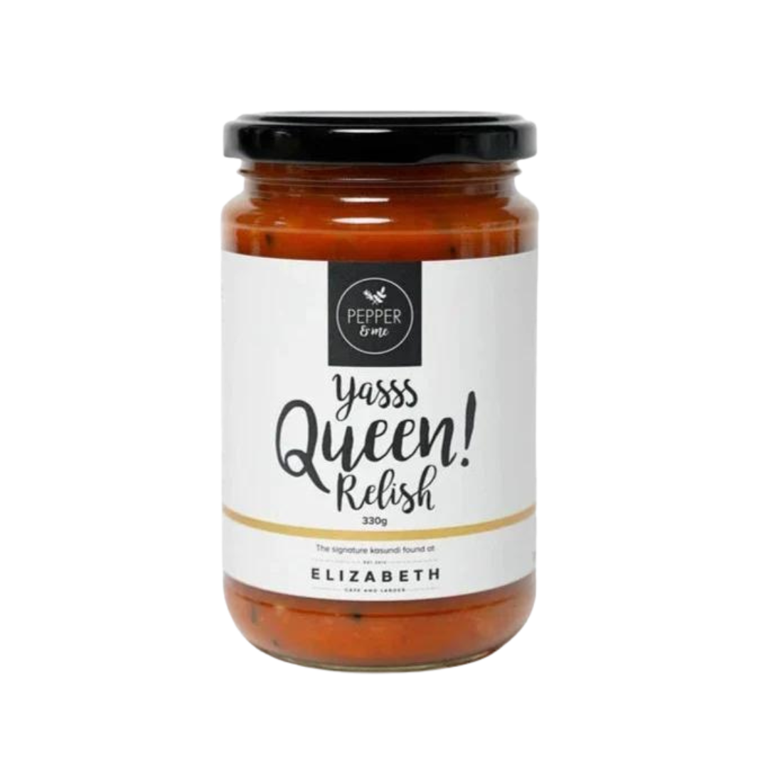 Pepper & Me Yasss Queen! Relish- Beautiful selection of fresh cut meat delivered overnight by your favourite online butcher - The Meat Box, We specialise in delivering the best cuts straight to your door across New Zealand. | Meat Delivery | NZ Online Meat