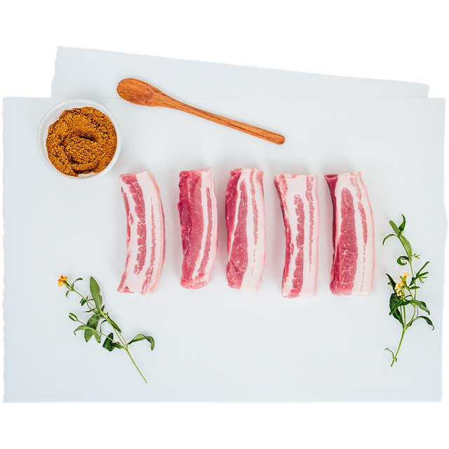 Pork Belly Strips (Boneless / Skin On)- Beautiful selection of fresh cut meat delivered overnight by your favourite online butcher - The Meat Box, We specialise in delivering the best cuts straight to your door across New Zealand. | Meat Delivery | NZ Online Meat