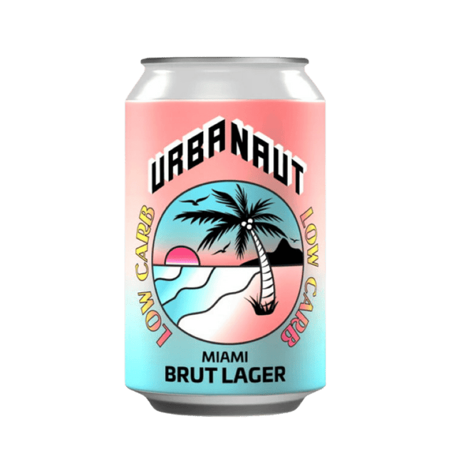 Urbanaut Miami Brut Lager 5.3%- Beautiful selection of fresh cut meat delivered overnight by your favourite online butcher - The Meat Box, We specialise in delivering the best cuts straight to your door across New Zealand. | Meat Delivery | NZ Online Meat